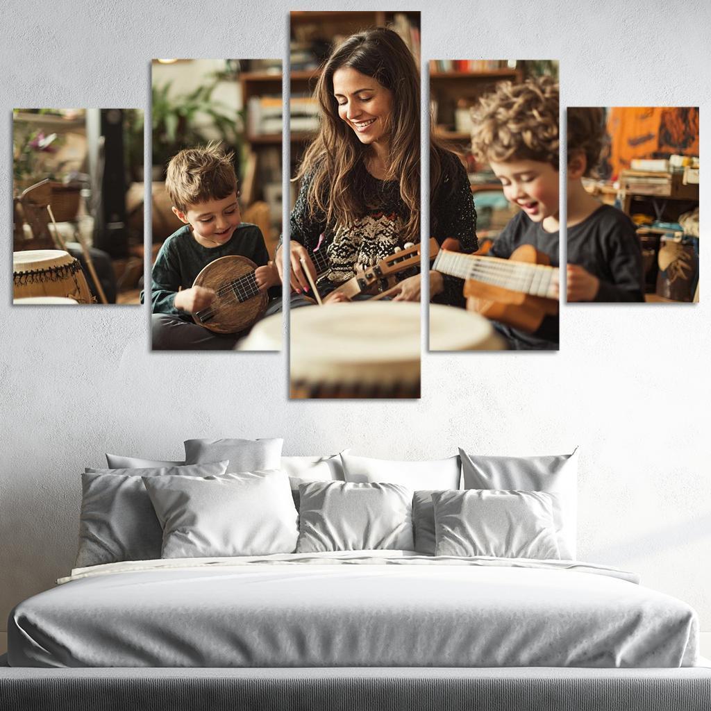 A Symphony Of Love A Mothers Melodies Canvas Paintings Frame