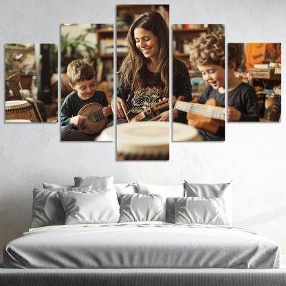 A Symphony Of Love A Mothers Melodies Canvas Paintings Frame
