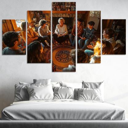 The Ties That Bind A Mothers Connection Canvas Paintings Frame