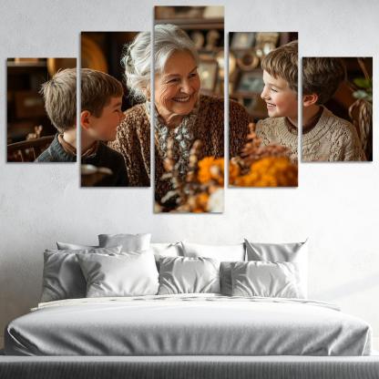 Timeless Bonds A Mothers Enduring Legacy Canvas Paintings Frame
