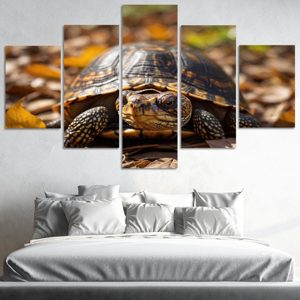 The Elegant Swallowtail Butterfly In A Wildflower Meadow Framed Paintings