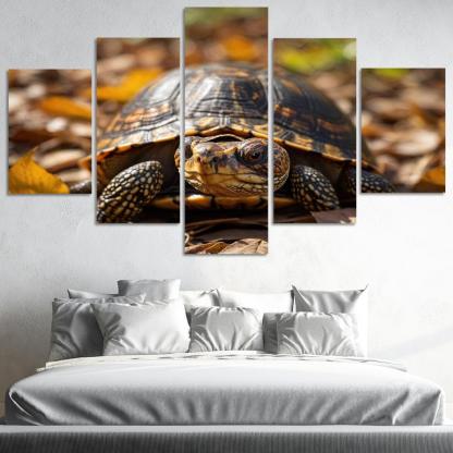 The Elegant Swallowtail Butterfly In A Wildflower Meadow Framed Paintings