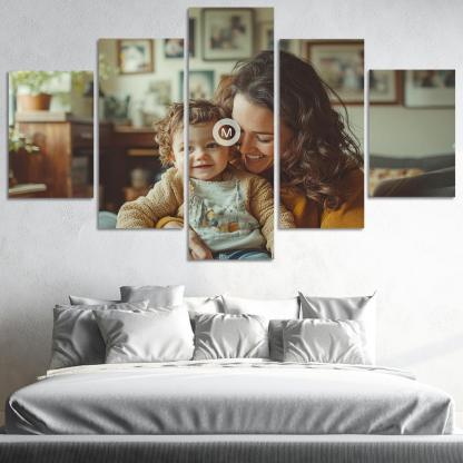 The Nurturers Embrace A Mothers Love Canvas Paintings Frame