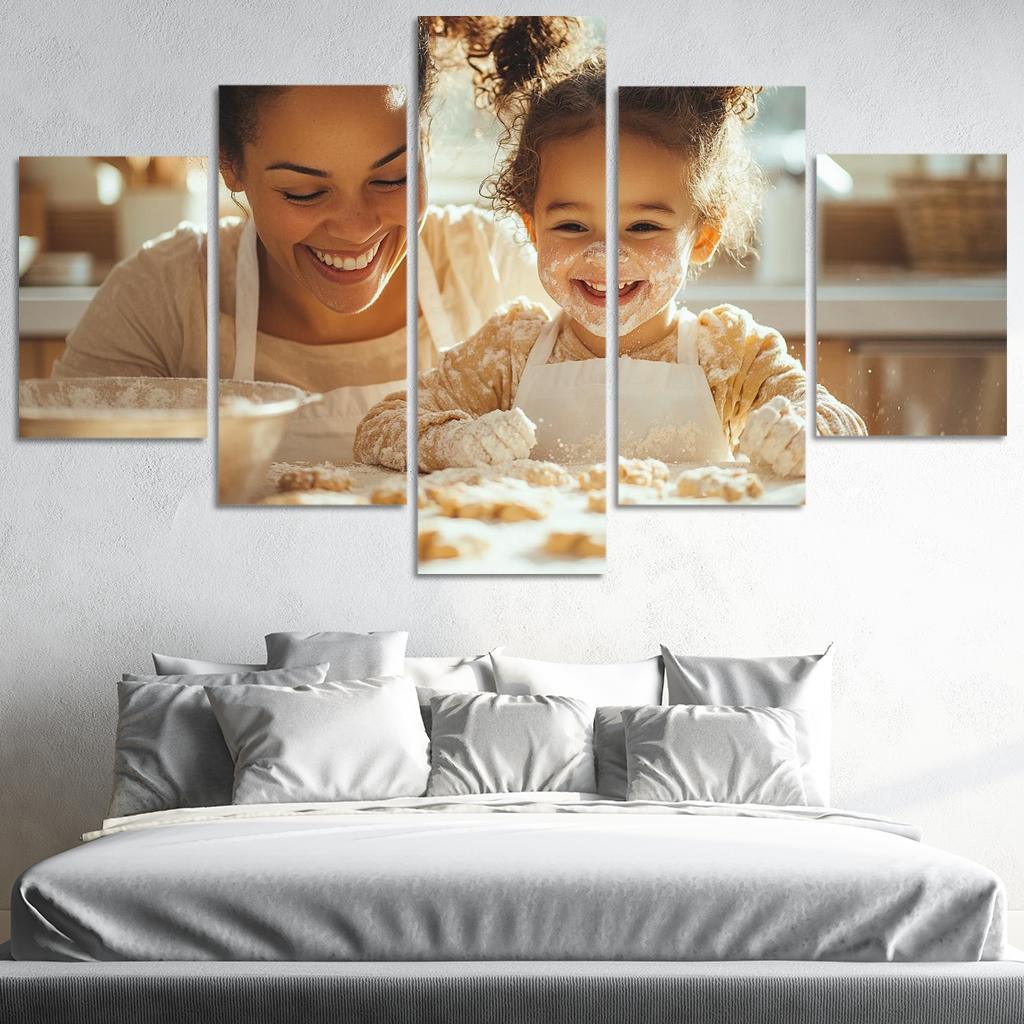 The Beauty Of Small Moments A Mothers Care Custom Paintings Frame