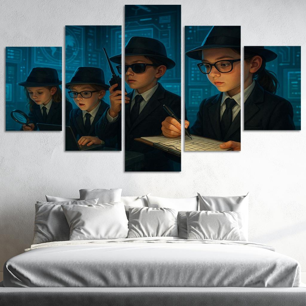Secret Agents - Spy Kids Adventure Framed Paintings