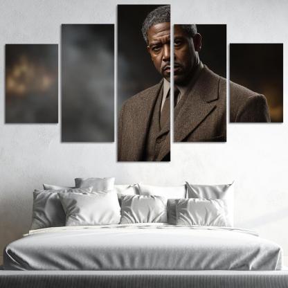 Denzel Washington The Voice Of A Leading Man Framed Paintings