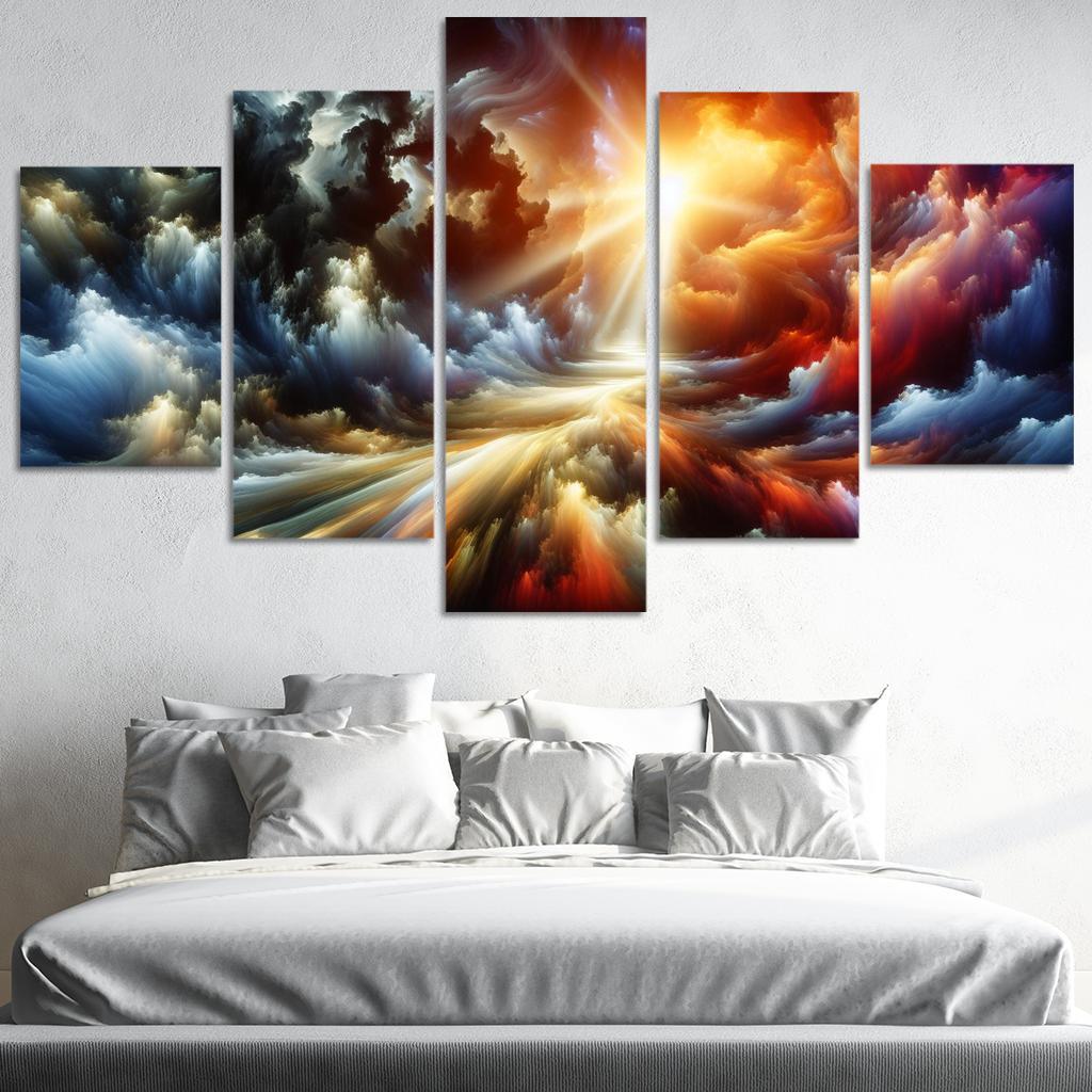 The Essence Of Light And Shadow Modern Paintings Frame