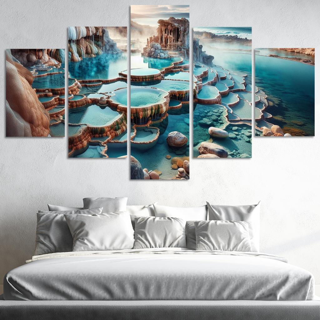 Blue Lagoon Natural Thermal Springs Premium Artwork Frames