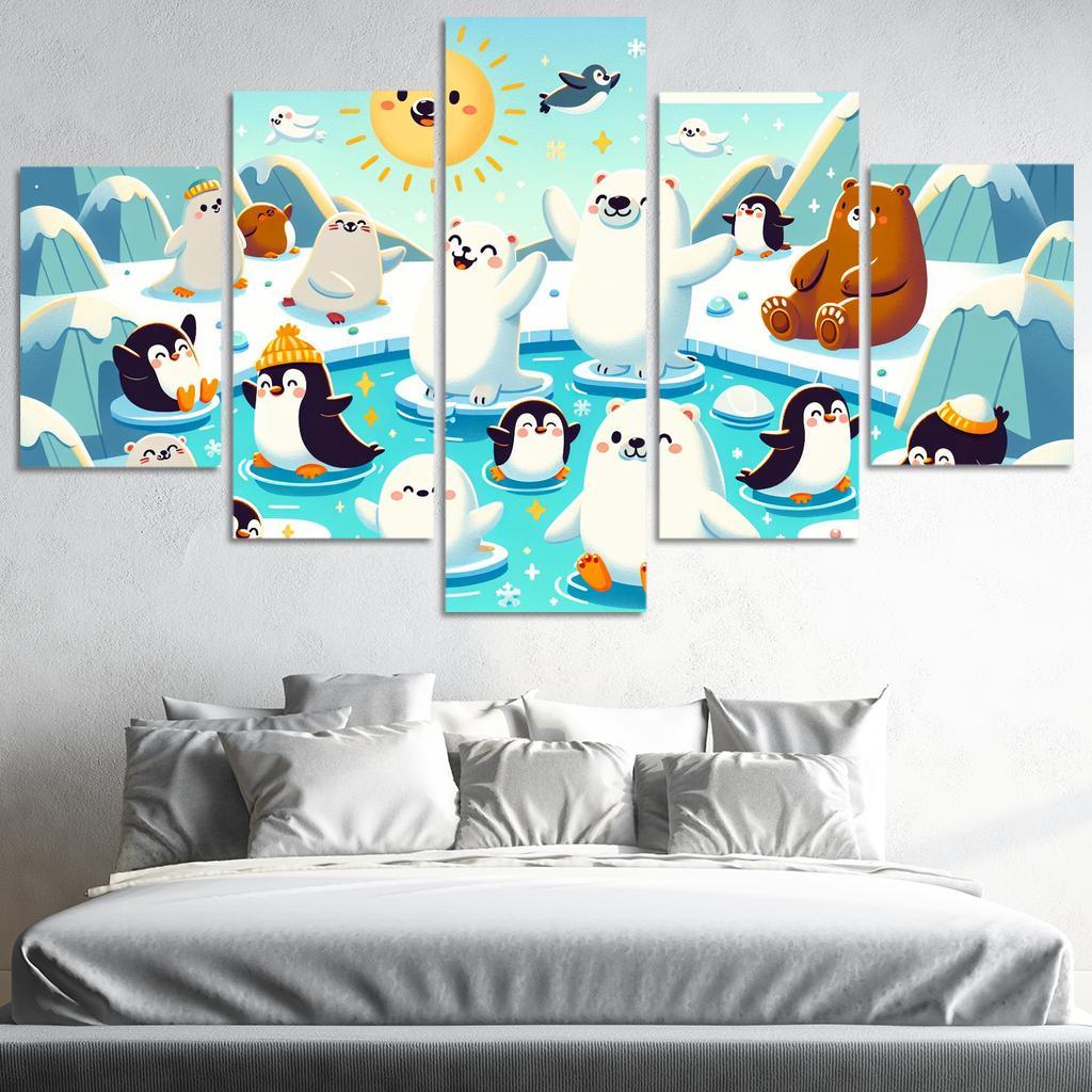 Adventurous Arctic Animals Premium Artwork Frames