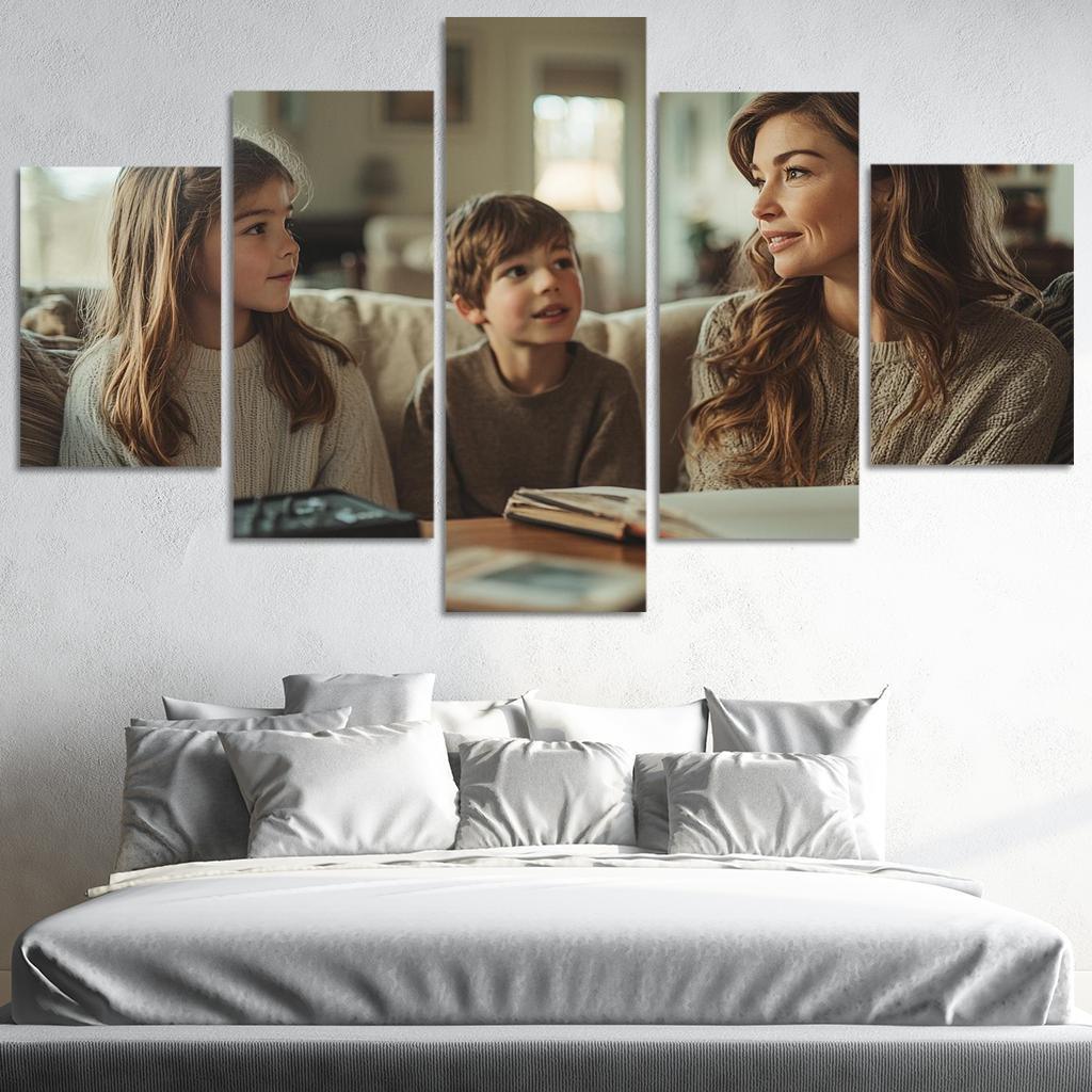 Echoes Of Love A Mothers Enduring Voice Custom Paintings Frame
