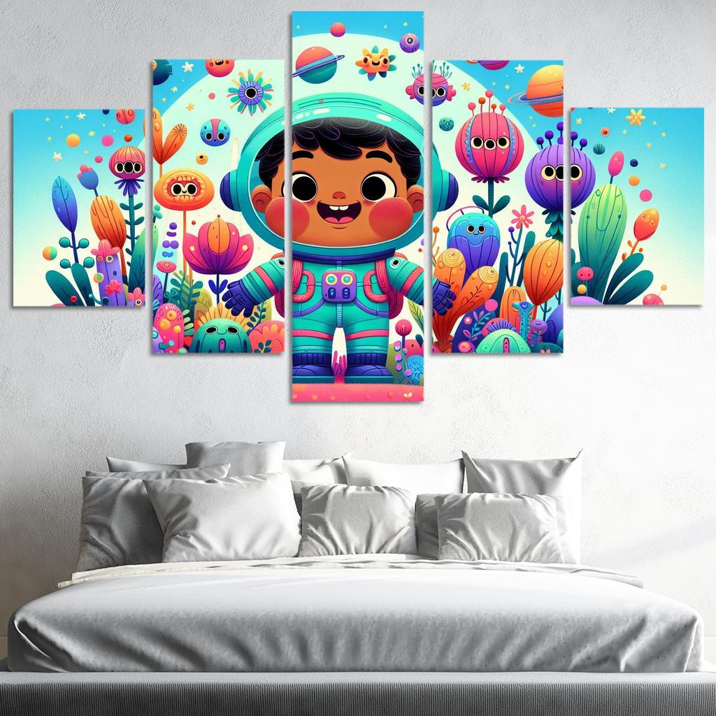 Brave Little Astronaut Premium Artwork Frames