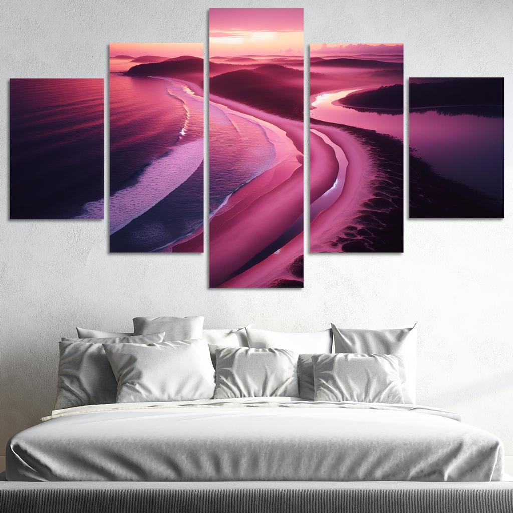 Violet Cove Enchanted Sunrise Spot Custom Paintings Frame