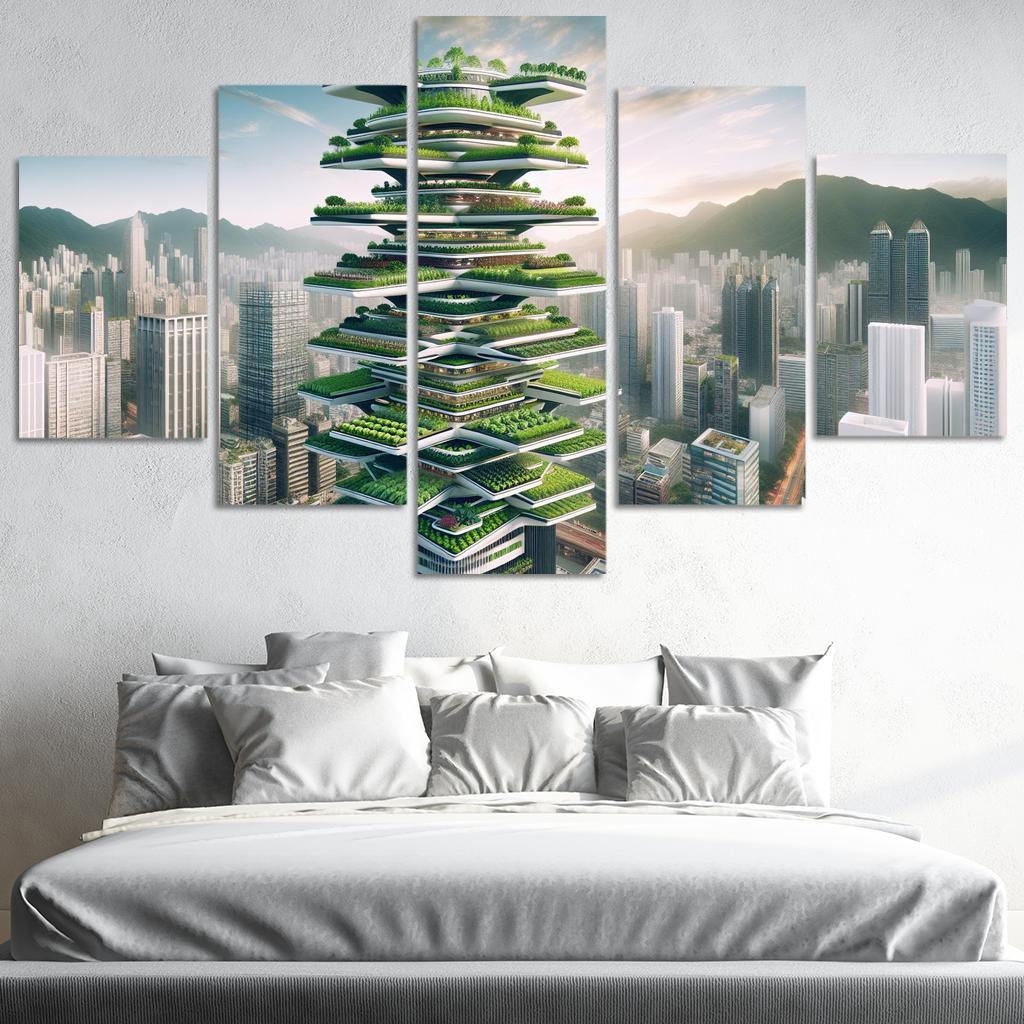 Vertical Farms As Architecture Custom Paintings Frame