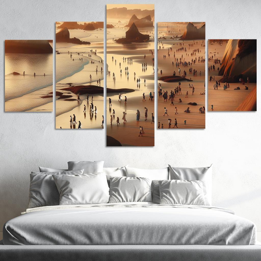Wanderlust Beach Path Of Discovery Multi-panel Paintings