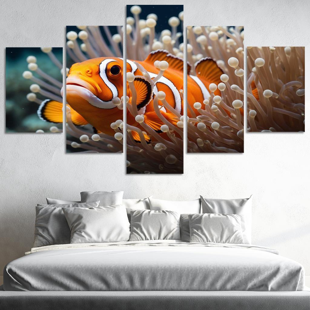 The Spectacular Clownfish Multi-panel Paintings