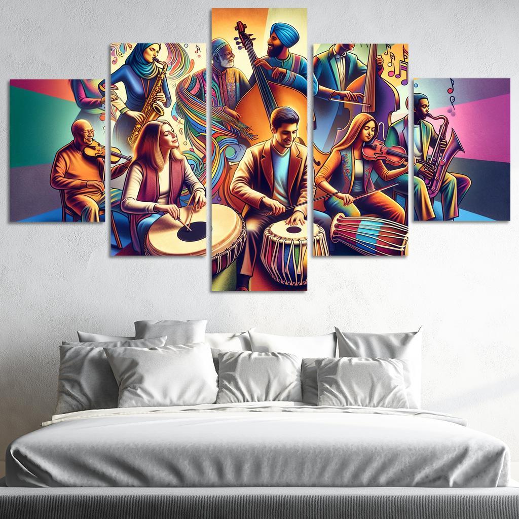 Voices In Harmony The Power Of Music In Social Change Custom Paintings Frame