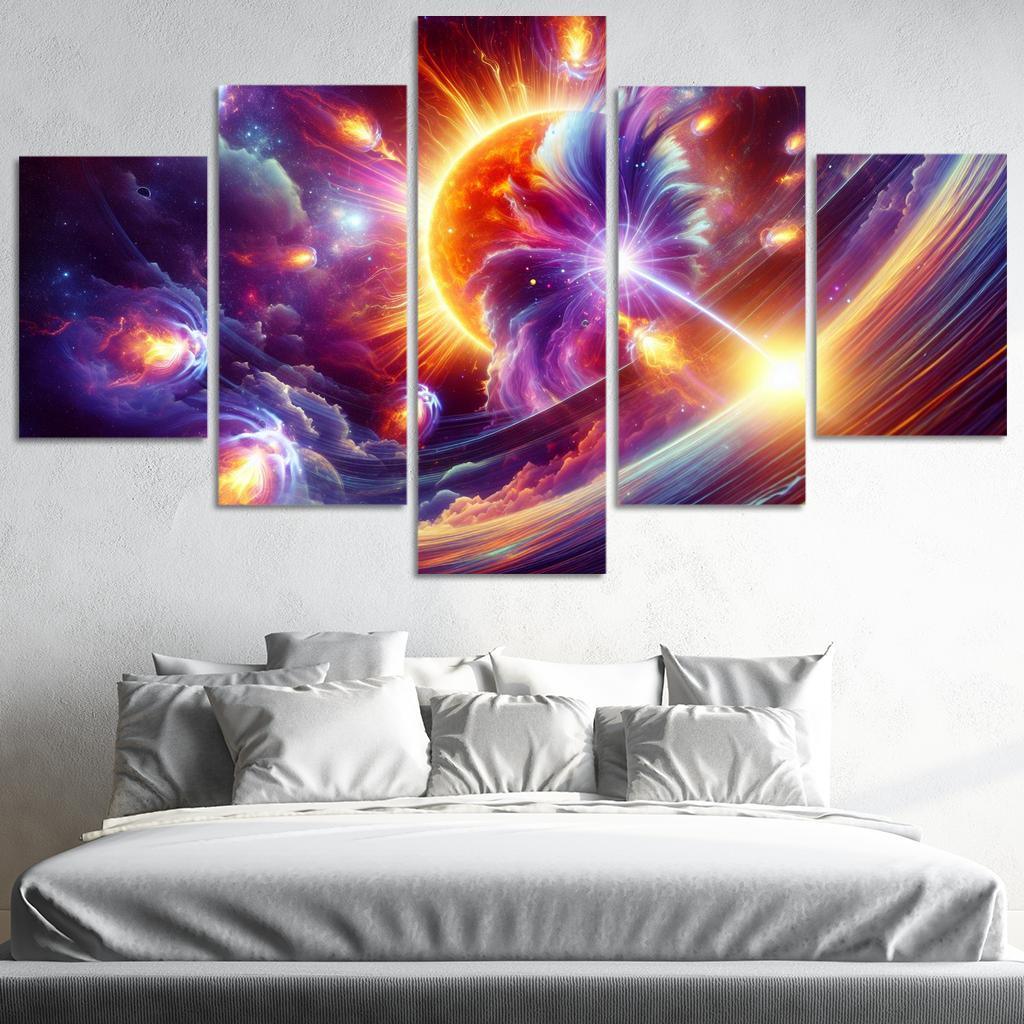 The Allure Of Space Weather Abstract Paintings Frame