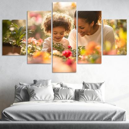 The Garden Of Memories A Mothers Legacy Canvas Paintings Frame