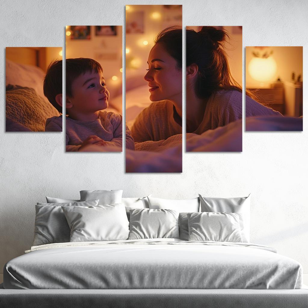 The Sound Of Her Voice A Mothers Melody Modern Paintings Frame