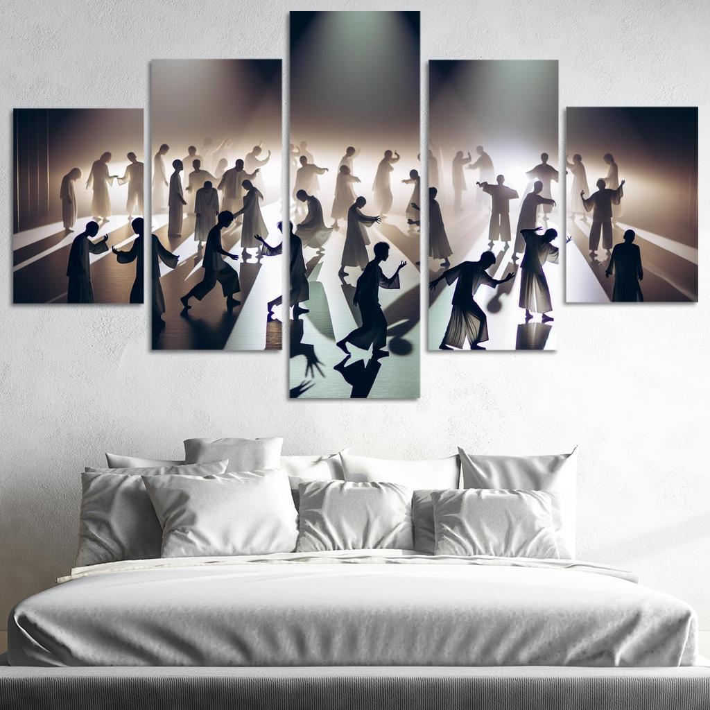 Butoh The Dance Of Darkness And Light Modern Paintings Frame