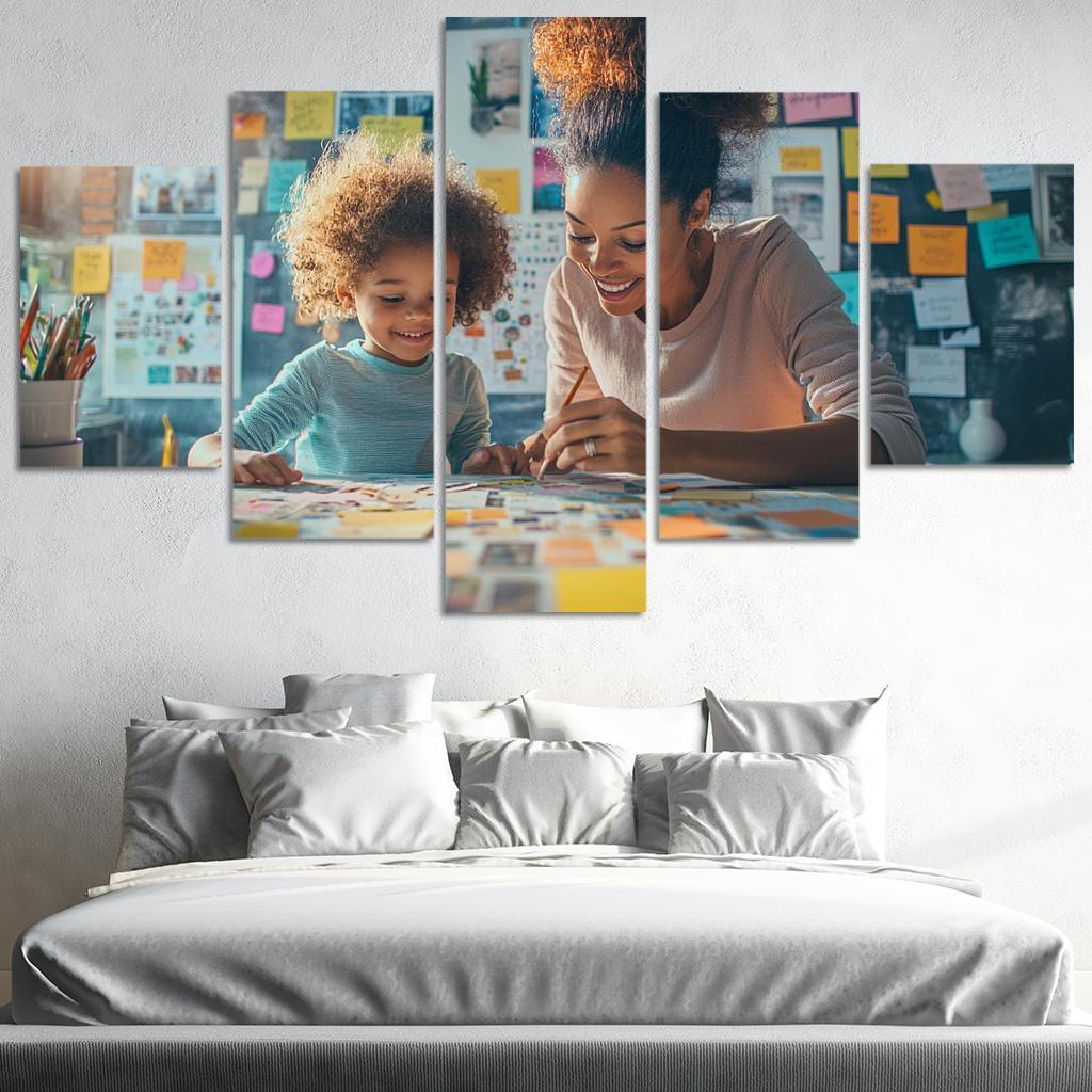 Wings Of Encouragement A Mothers Support Custom Paintings Frame