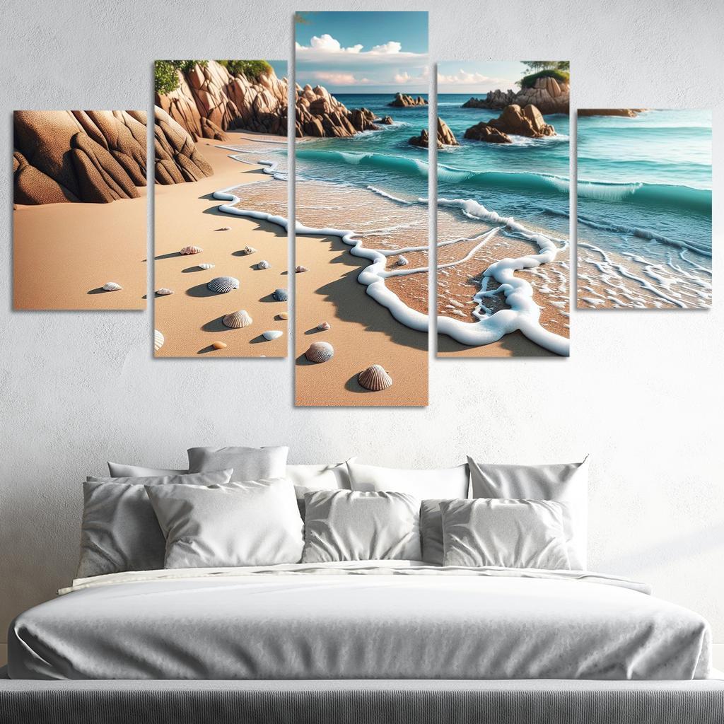 Secret Shore Off-the-beaten-path Oasis Premium Artwork Frames