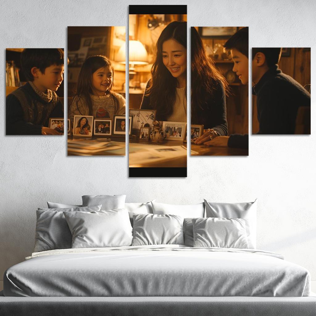 A Symphony Of Support A Mothers Guidance Modern Paintings Frame