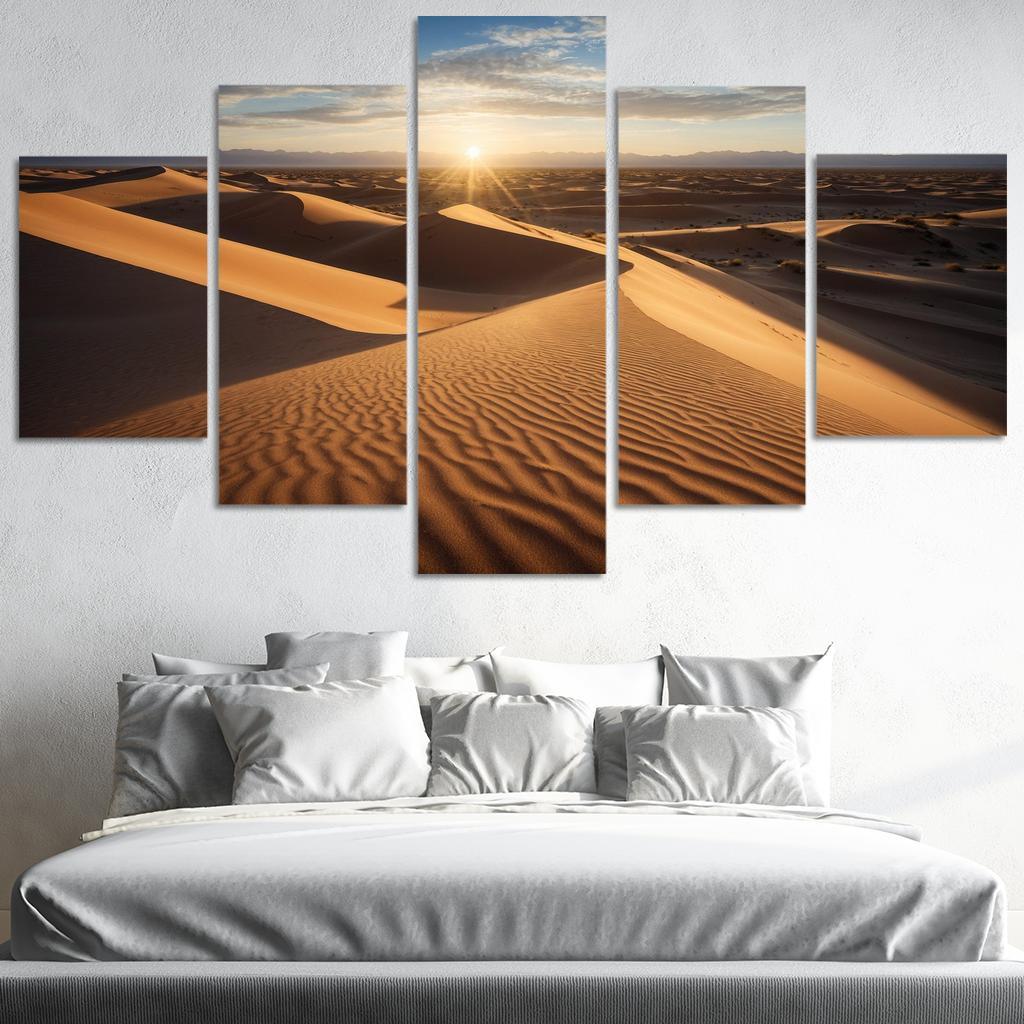 The Enigmatic Beauty Of Desert Landscapes Oil Paintings Frame
