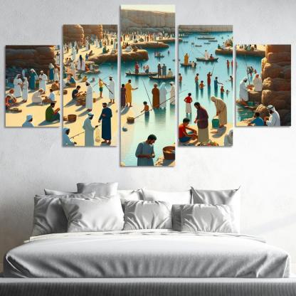 Fisherman's Cove Bounty Of The Sea Premium Artwork Frames