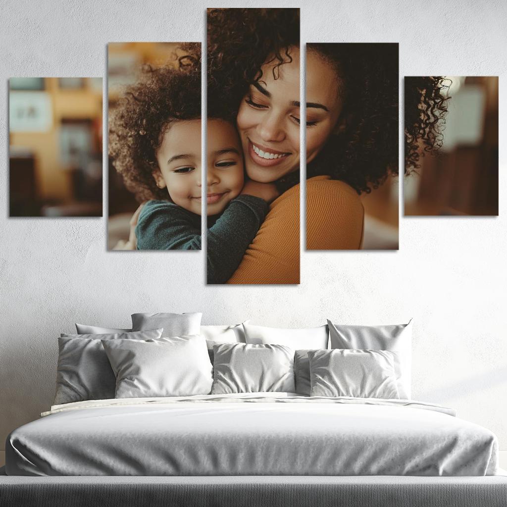 A Mother's Embrace The Heart Of Family Canvas Paintings Frame