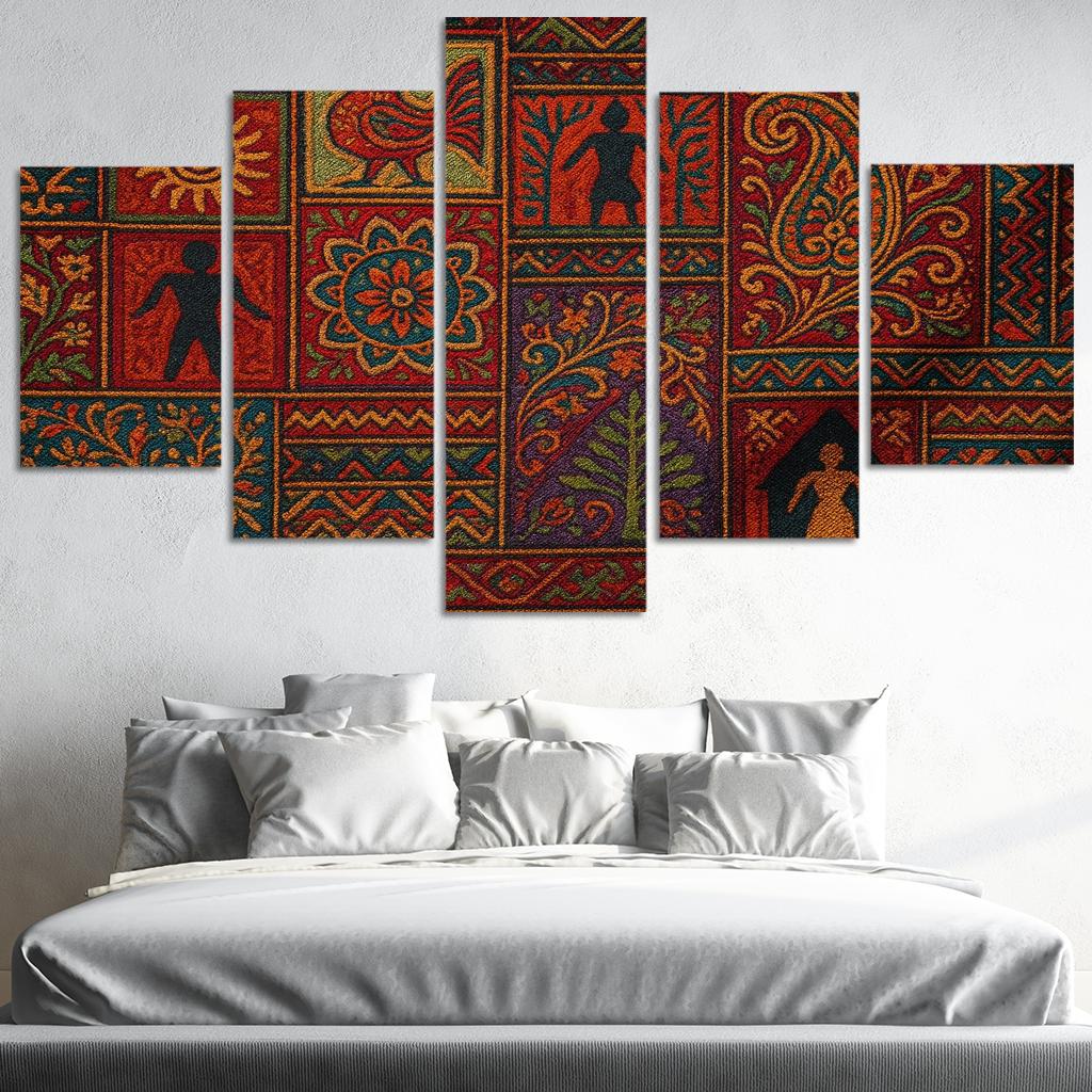 Threads Of Heritage Celebrating Cultural Preservation Through Art Premium Artwork Frames