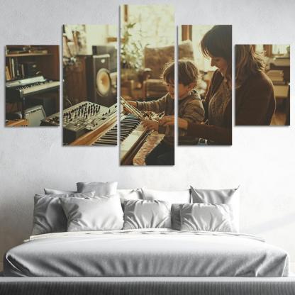 Songs Of The Heart A Mothers Melodic Influence Canvas Paintings Frame