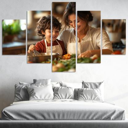 The Heart Of Home A Mothers Unconditional Love Canvas Paintings Frame