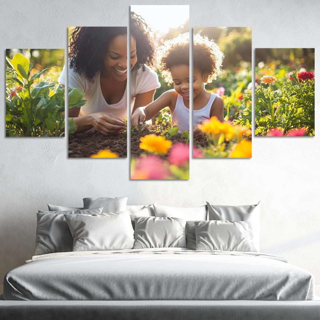 Seeds Of Tomorrow A Mothers Vision Canvas Paintings Frame