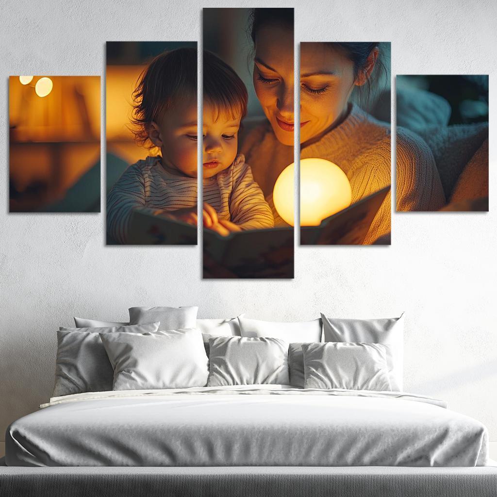 Moments Of Tenderness A Mothers Loving Touch Canvas Paintings Frame