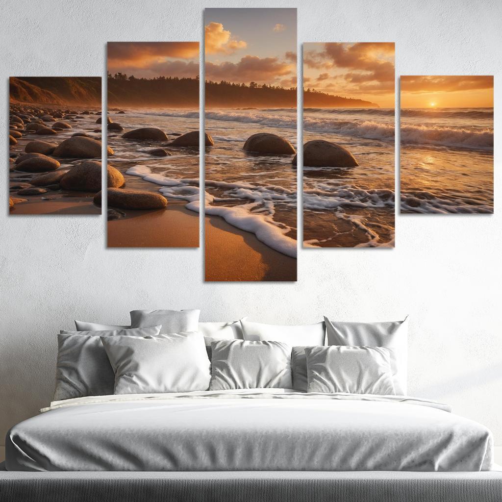 The Enchanted Coast Of Amber Waves Art Trends