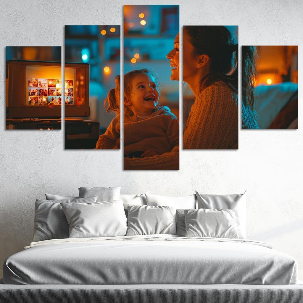 Cinematic Memories The Movie Of Life Custom Paintings Frame