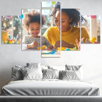 Crafting Love The Art Of Motherhood Custom Paintings Frame