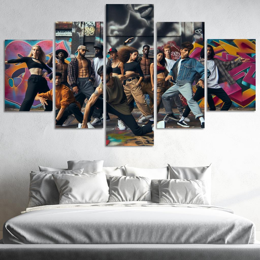 Hip Hop The Voice Of The Streets Modern Paintings Frame