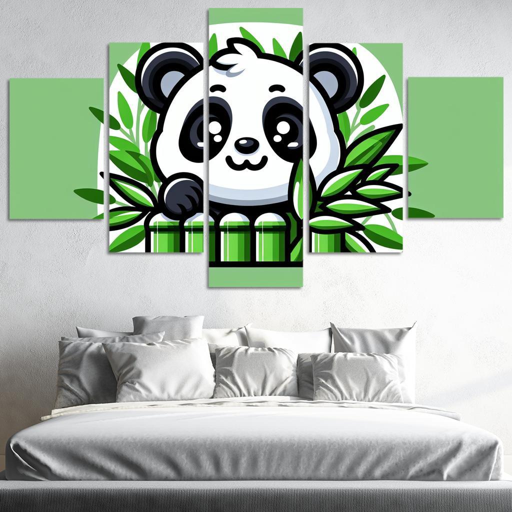 Exploring Panda Modern Paintings Frame