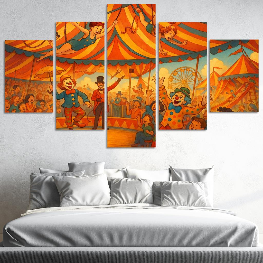 Circus Carnival - Fun Fair Adventure Framed Paintings