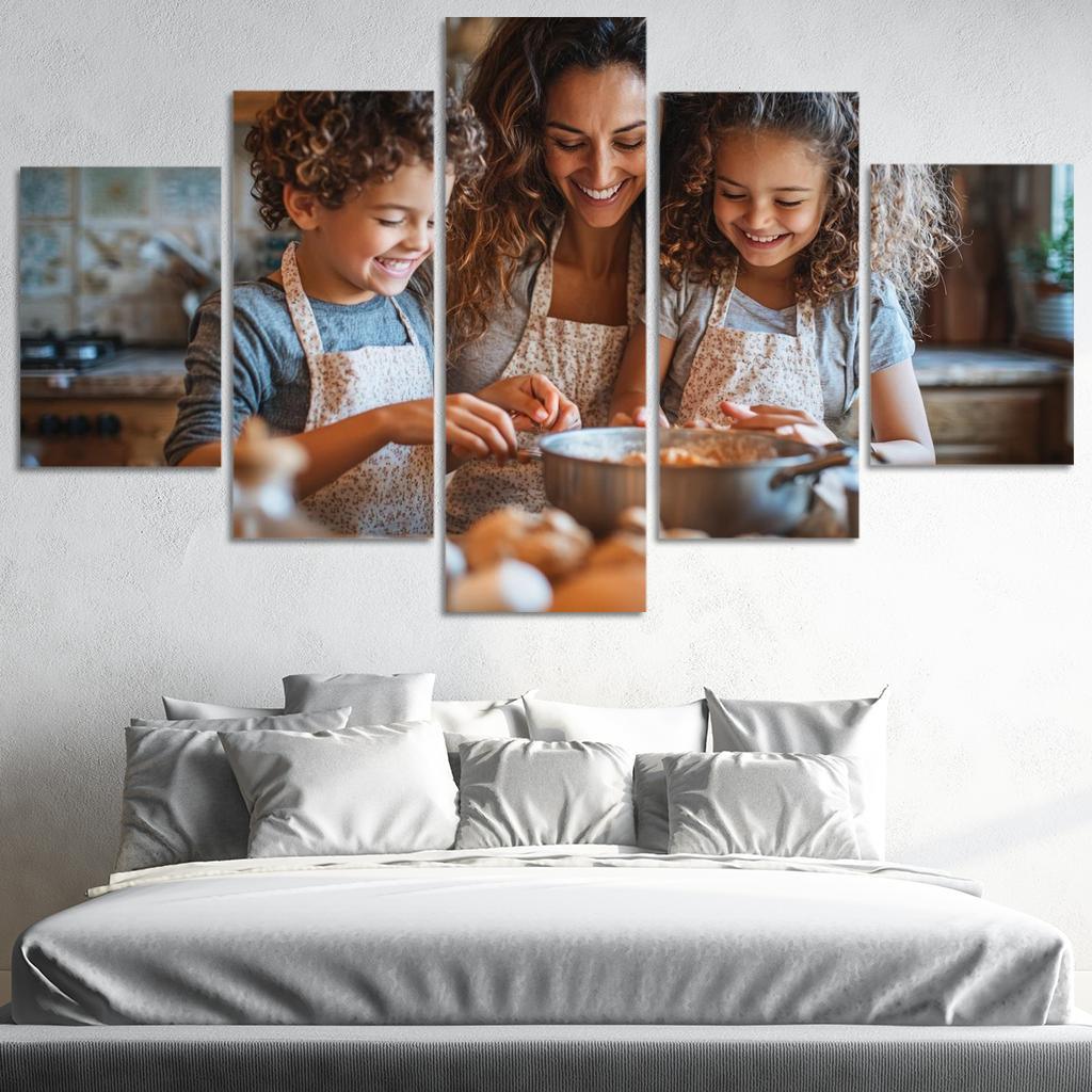 The Heart Of The Home A Mothers Loving Embrace Custom Paintings Frame