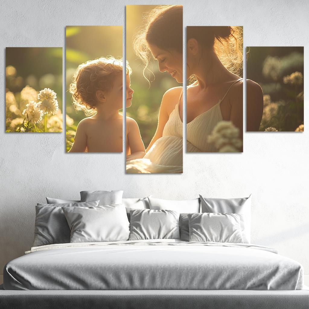 A Heartfelt Connection The Unspoken Bond Of Love Canvas Paintings Frame