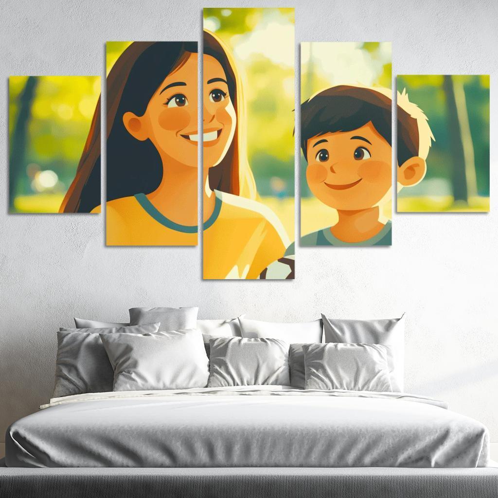 Heartstrings Of Hope A Mothers Encouragement Canvas Paintings Frame