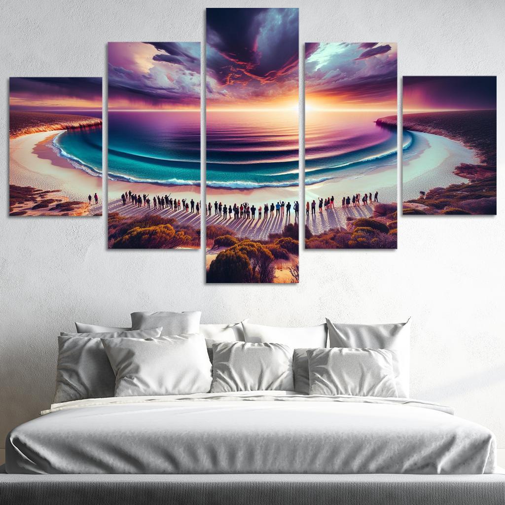 Whale Watch Vista Modern Paintings Frame