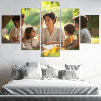Stories Of Strength A Mothers Journey Canvas Paintings Frame