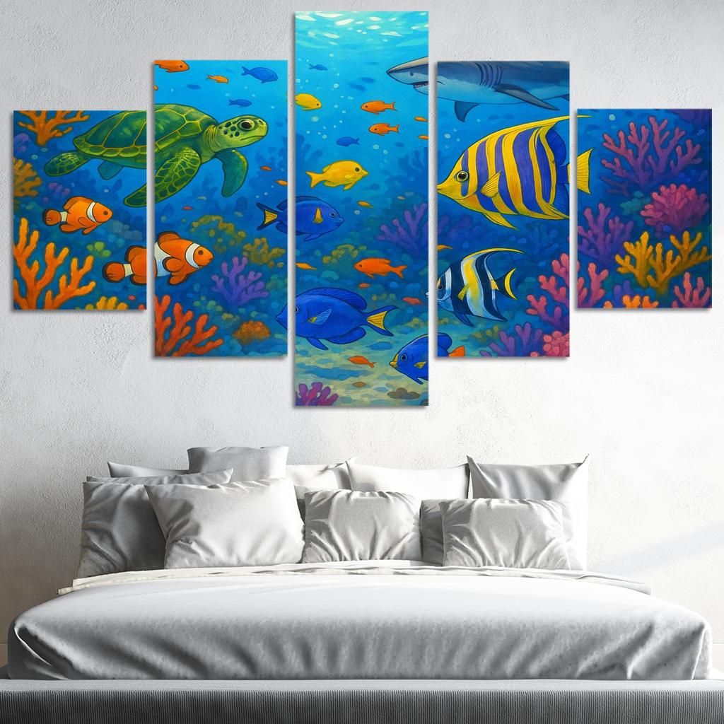Ocean Guardians Artistic Expressions On Marine Conservation Premium Artwork Frames