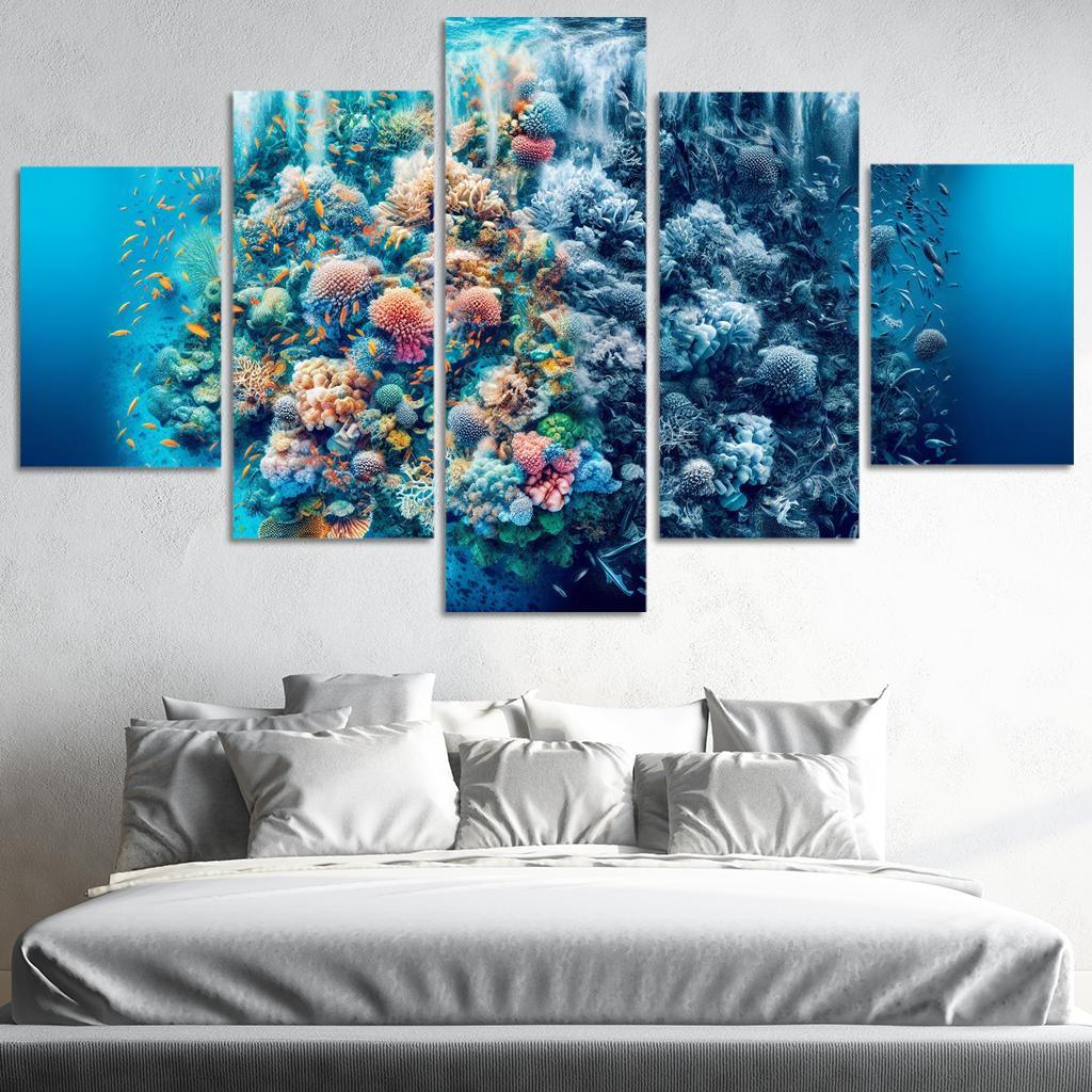 Ocean's Cry A Call To Protect Marine Life Custom Paintings Frame