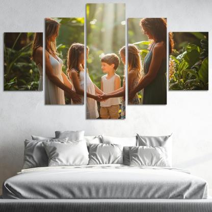 An Unbroken Circle A Mothers Enduring Love Canvas Paintings Frame