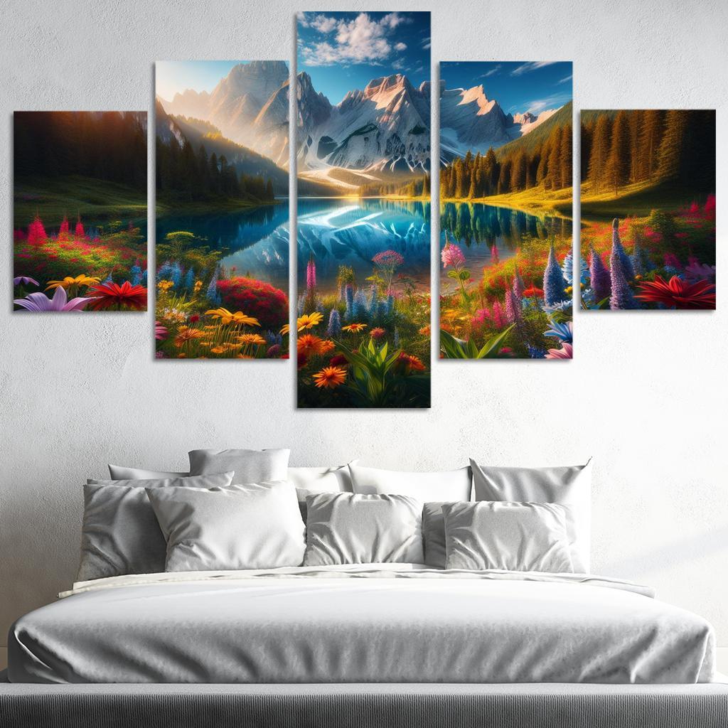 A Tribute To Our Planet Modern Paintings Frame